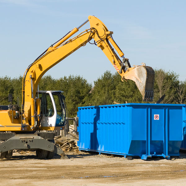 what size residential dumpster rentals are available in Allenwood NJ